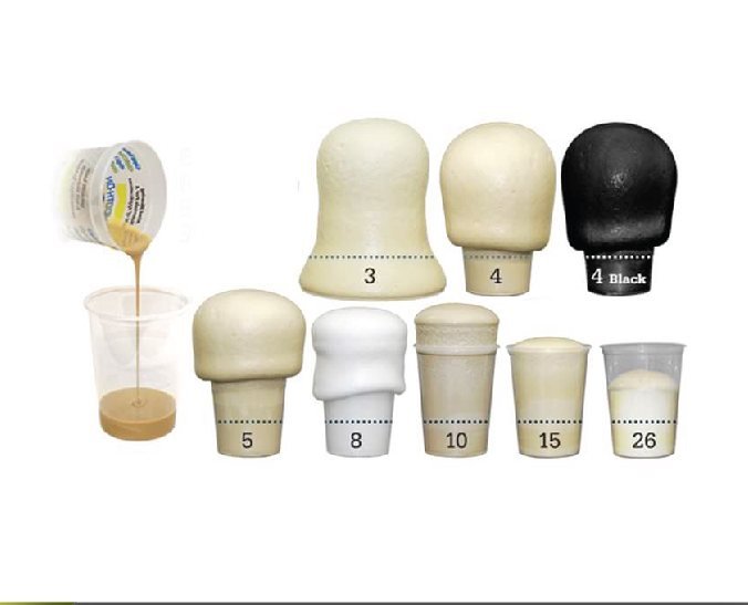 Polyurethane foam samples